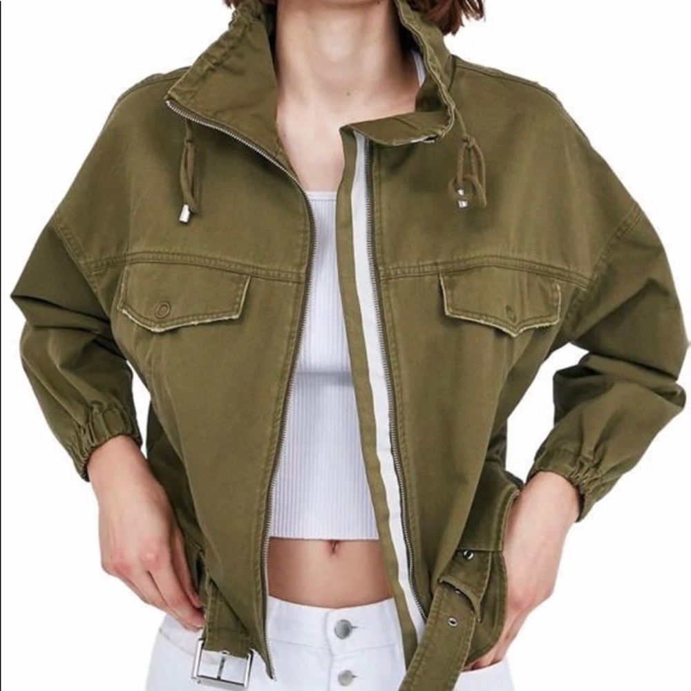 Zara Olive Green Jacket